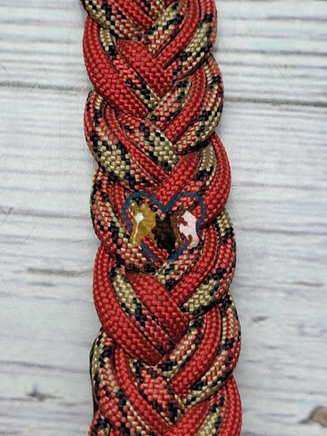 Prince Pattern with Red & Tan Wither Strap