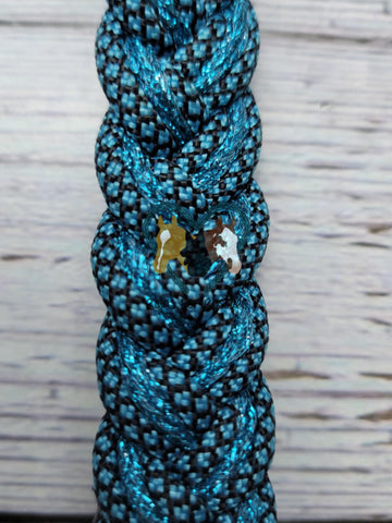 Turquoise Diamond & Sparkle Wither Strap