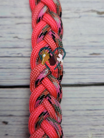 Sneaky Pink & Pink Adjustable Wither Strap