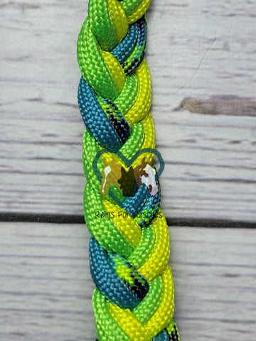 Gecko, Neon Yellow & Green Wither Strap