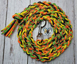 Neon Yellow, Green, Black & Virus Lead Rope