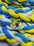 Colonial Blue, Turquoise, White & Yellow Lead Rope