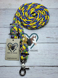 Blue, Green, Orange & Yellow Adjustable Riding Reins