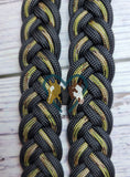 11 Foot Forest Camo with Black Adjustable Riding Reins
