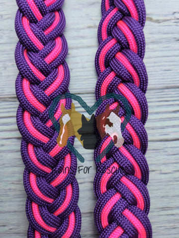 Neon Pink & Purple Wither Strap