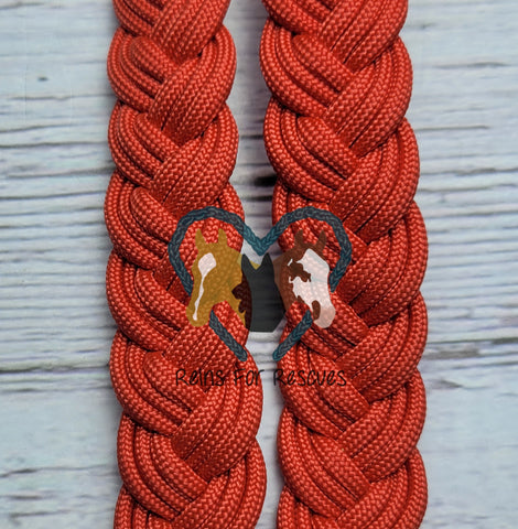 Burgundy Adjustable Riding Reins