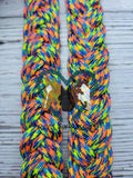 Yellow, Blue & Orange Camo Adjustable Riding Reins