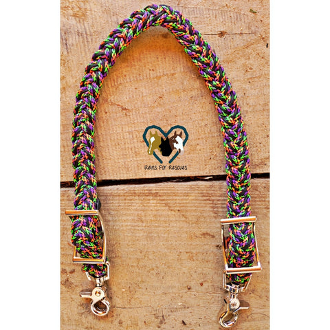Mardis Gras and Black Wither Strap