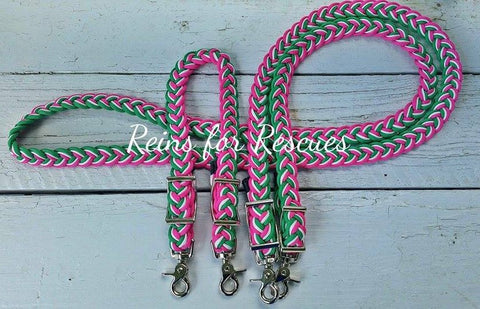 Custom Wither Strap & Adjustable Riding Reins Set