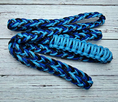Royal Blue, Black & Blue Diamonds Neck Rope