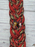 Prince Pattern with Red & Tan Wither Strap