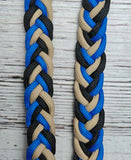 Colonial Blue, Black & Tan Basic Reins