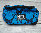 Blue Butterflies Saddle Pouch