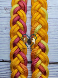 Orange Starburst Ombre Adjustable Reins