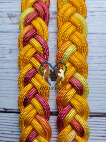 Orange Starburst Ombre Adjustable Reins