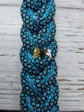 Turquoise Diamond & Sparkle Wither Strap