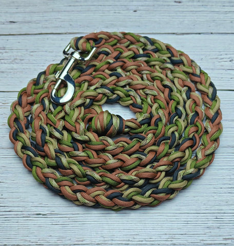 Branch Brown, Black, OD Green & Camo Lead Rope