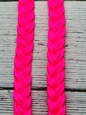 Hot Pink Adjustable Reins