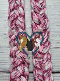 Breast Cancer Awareness Adjustable Riding Reins