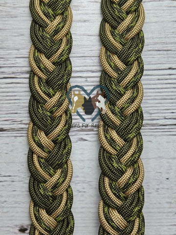 OD & Moss with Tan Adjustable Reins