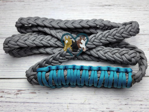 Gray with Blue Handle Neck Rope