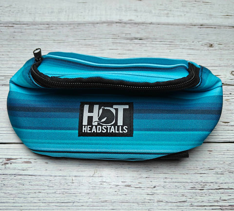 Blue Serape Saddle Pouch