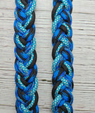 Caleb's Original:  "Blue Calm" Adjustable Reins