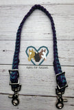 Purple Diamond & Green Teal Wither Strap