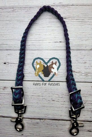Purple Diamond & Green Teal Wither Strap