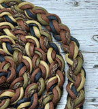 Desert Camo with Black, Rust & Tan Lead Rope