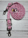 Breast Cancer Awareness Adjustable Riding Reins