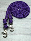 Acid Purple Adjustable Reins