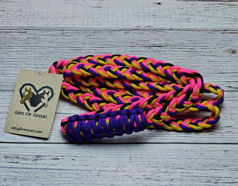 Hot Pink, Yellow & Purple Neck Rope