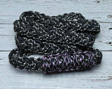 BLING with Black & White Check Neck Rope