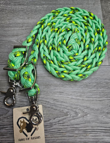Mint & Dragonfly Adjustable Riding Reins
