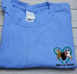 Reins for Rescues Embroidered T-Shirt