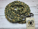 Camo, Dark Green, Brown & Black Lead Rope