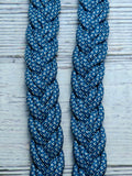 Blue with Silver Diamonds Basic Reins