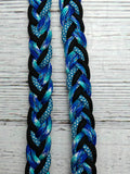 Icy Winter, Black & Silver Diamonds Basic Reins