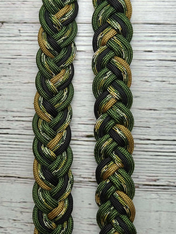 OD Green, Tan, Black & Camo Adjustable Reins