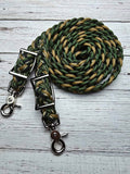OD Green, Tan, Black & Camo Adjustable Reins