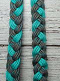 Frostbite, Turquoise & Gray Adjustable Reins
