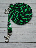 Teal, Mint Green & Black Basic Reins