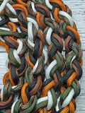OD Green, Orange, Black, Brown & White Lead Rope