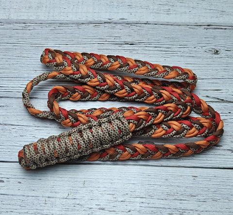 Brown Diamonds, Rust, Orange & Brown Neck Rope