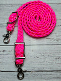 Sugar Rush & Hot Pink Adjustable Reins