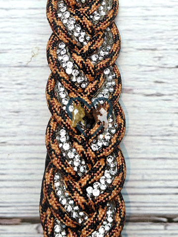Cheetah & BLING Adjustable Wither Strap
