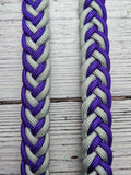 Acid Purple & Silver Adjustable Reins