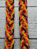 Phoenix Sunrise with Orange, Yellow & Black Adjustable Reins