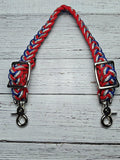 Red, White & BLING Wither Strap